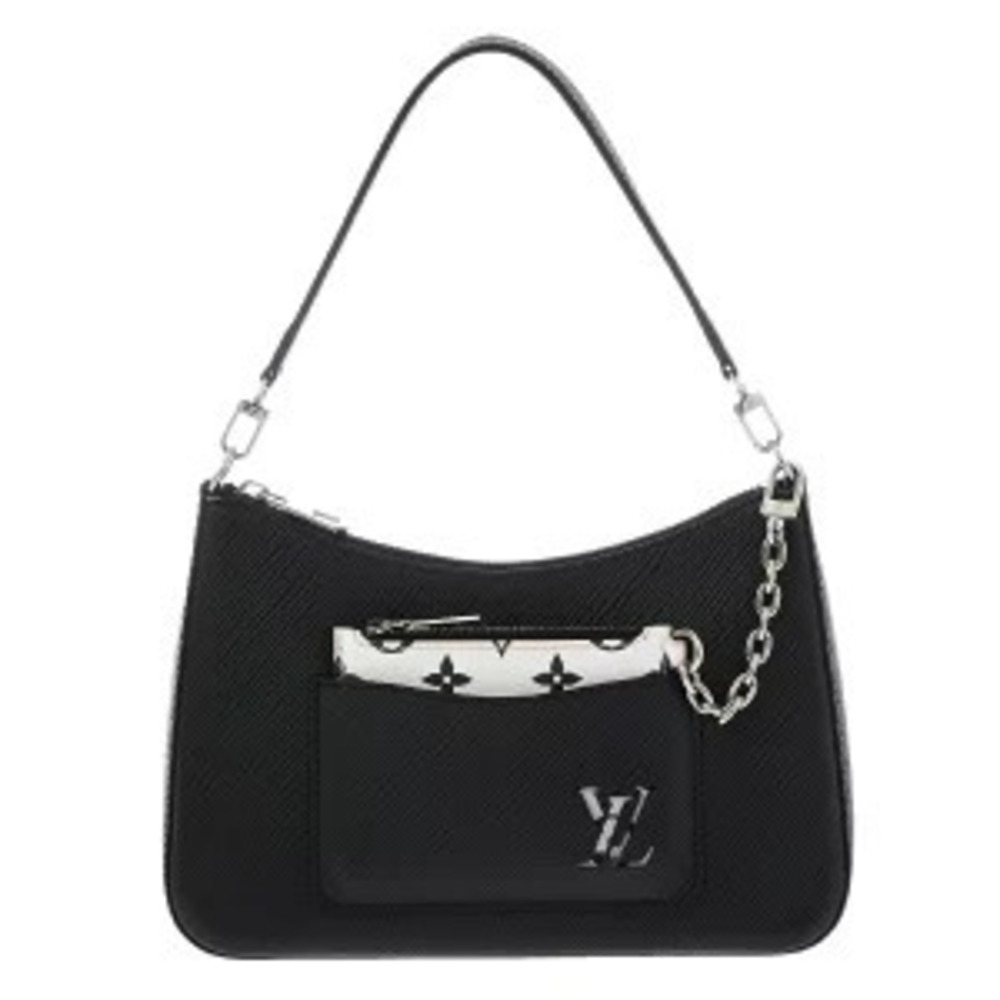 Louis Vuitton Epi Marelle Noir Black Leather Handbag